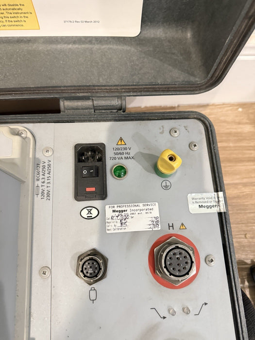 MEGGER MTO330 TRANSFORMER OHMMETER W / KELVIN LEAD SET & TESTED - FREE SHIPPING