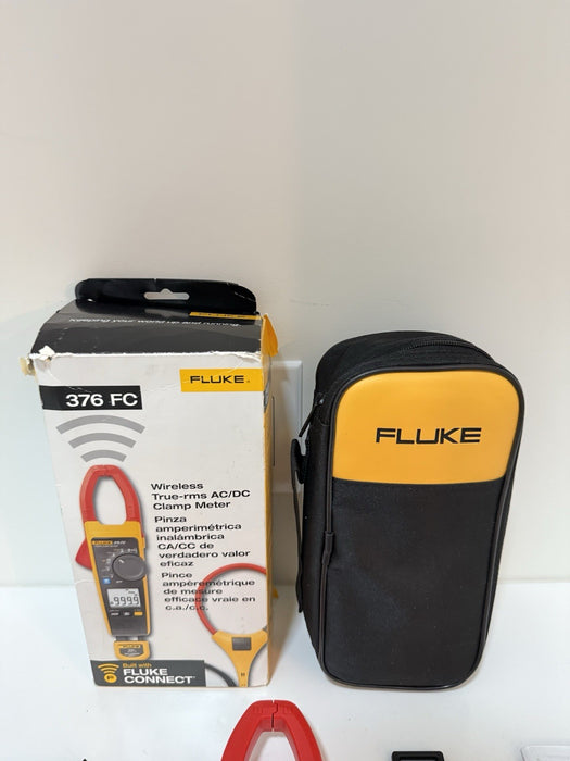 FLUKE 376FC WIRELESS TRUE RMS AC/DC CLAMP METER ( NEW FACTORY SEALED) SHIPS FAST