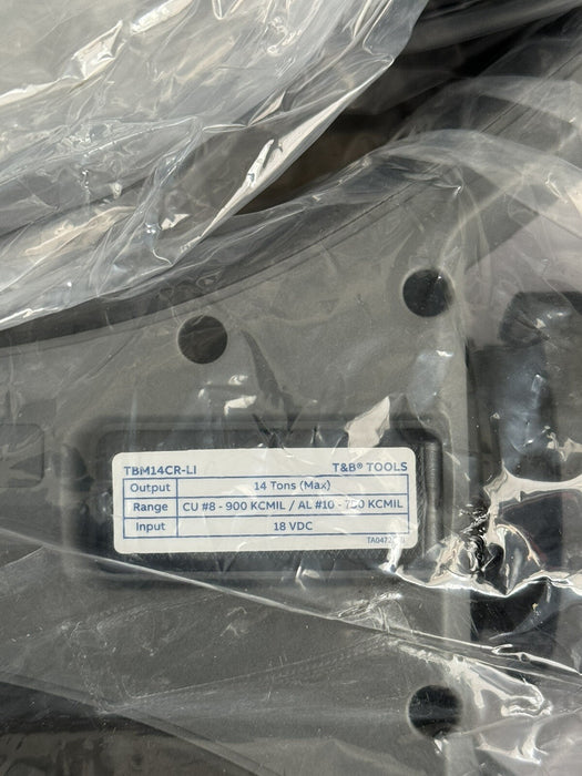 ABB Thomas & Betts TBM14CR-LI Open Crimp Tool, 14-Ton 18V Li - NEW SEALED