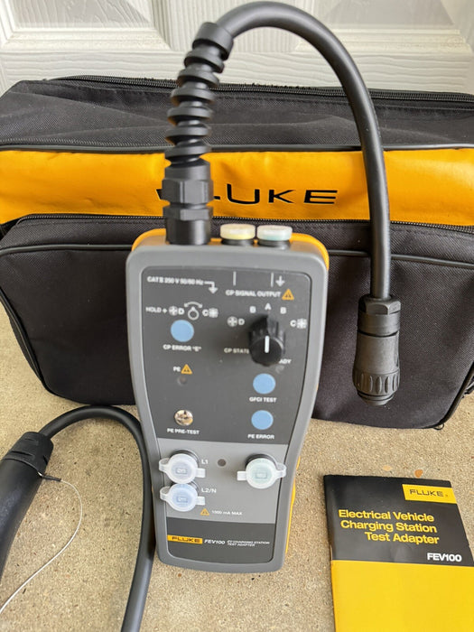 Fluke FEV100/TY1 Adapter Kit for Electric Vehicle Charging Stations / SHIPS FAST