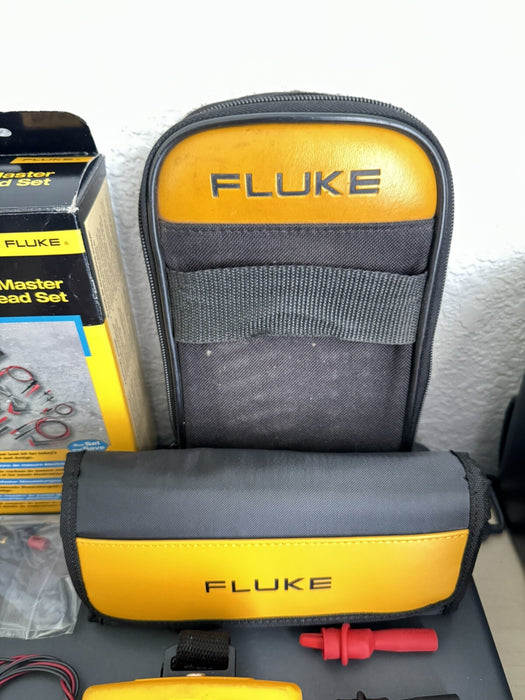 FLUKE 725 MULTIFUNCTION PROCESS CALIBRATOR W / NEW TLK287 LEAD KIT - FREE SHIPS