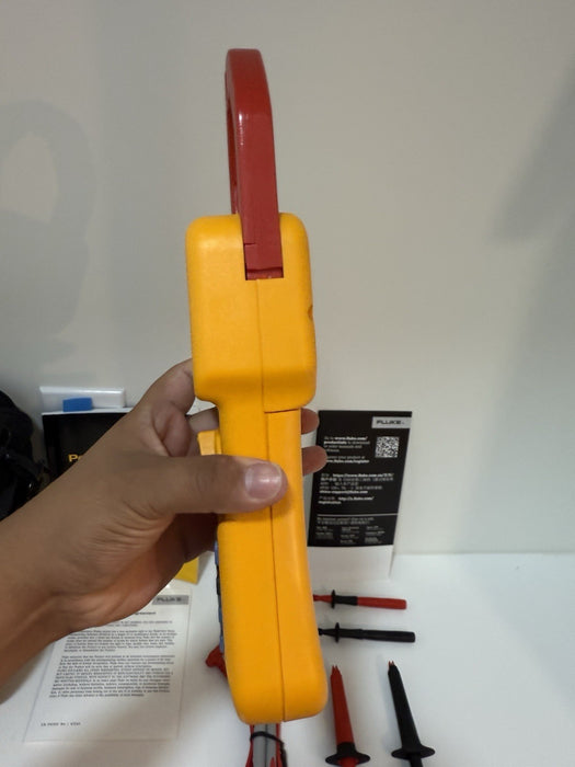 FLUKE 345 POWER QUALITY CLAMP METER W/LEADS & ACCESSORIES (TESTED) SHIPS FREE