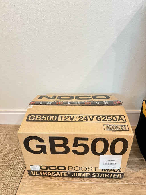 NOCO GB500 BOOST MAX ULTRASAFE JUMP STARTED 6250A 12 V/24 V (NEW FACTORY SEALED)