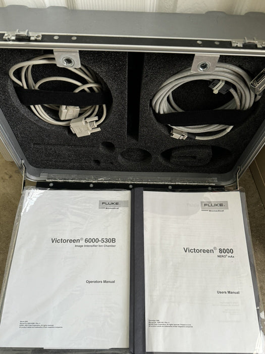 FLUKE BIOMEDICAL 8000 VICTOREEN NERO MAX X-RAY W/CASE- FREE SHIPPING