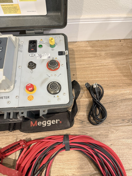MEGGER MTO330 TRANSFORMER OHMMETER W / KELVIN LEAD SET & TESTED - FREE SHIPPING