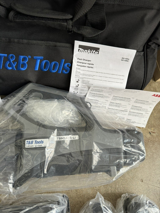 ABB Thomas & Betts TBM14CR-LI Open Crimp Tool, 14-Ton 18V Li - NEW SEALED