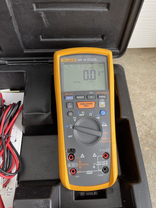 Fluke 1587 Digital FC Insulation Multimeter - 1000V w/ Hard Case