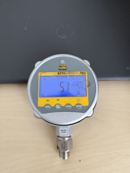 Martel Beta Gauge P.I. Pro 500 PSI 7 BAR Digital Pressure Gauge (SHIPS FAST)