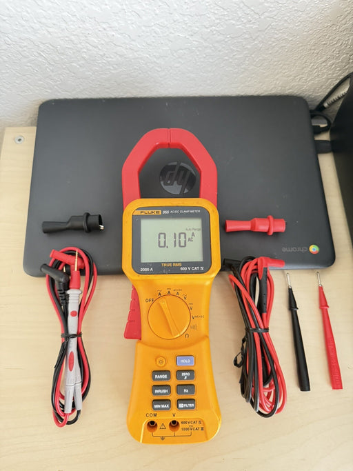 FLUKE 355 TRUE RMS 2000 A CLAMP METER AC / DC/ FREE SHIPPING (TESTED)