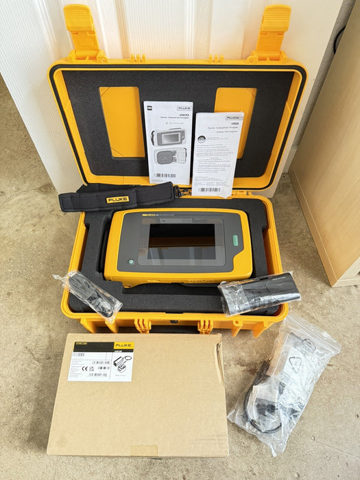 FLUKE ii900 INDUSTRIAL ACOUSTIC IMAGER W/BATTERIE & CHARGER-FREE SHIPPING