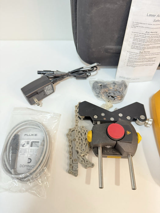FLUKE 830 LASER ALIGNMENT TOOL W/ ACCESSORIES (TESTED) FREE SHIPPING -SHIPS FAST
