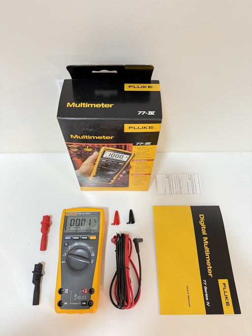 FLUKE 77 IV DIGITAL MULTIMETER (NEW FACTORY SEALED) SHIPS FAST - NEW