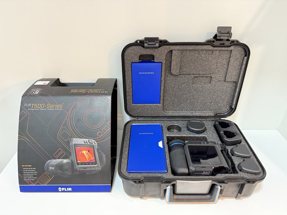 FLIR T530 THERMAL IMAGING CAMERA W/ DFOV 14+24° LENSES (NEW FACTORY SEALED)