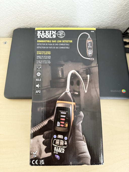 KLEIN TOOLS ET120 COMBUSTIBLE GAS LEAK DETECTOR / NEW SEALED