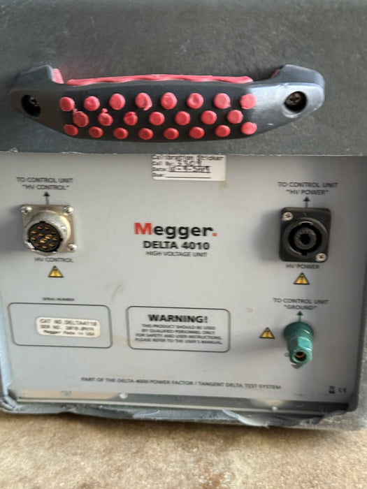 MEGGER DELTA 4010 INSULATION DIAGNOSTIC SYSTEM (CALIBRATED 2024) SHIPS FREE
