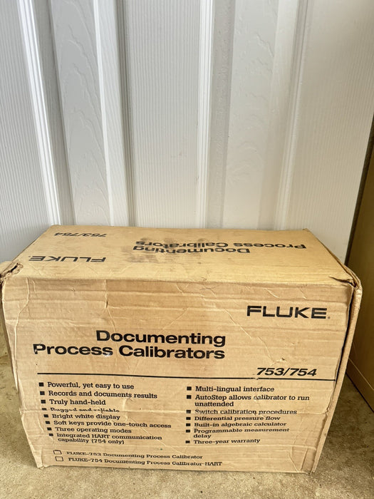 Fluke 754 Documenting Process Calibrator with HART Communication - FREE SHIPPING