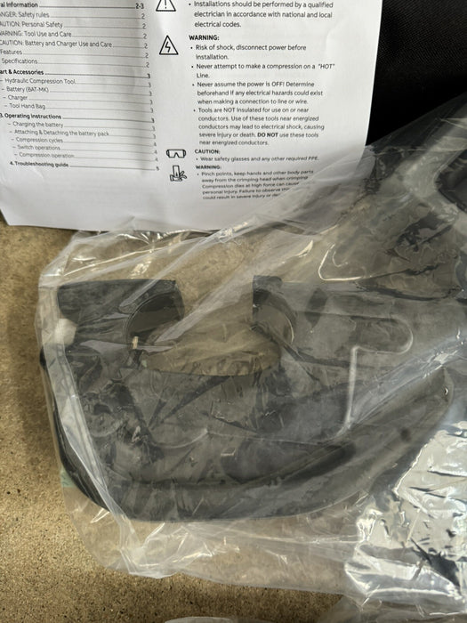 ABB Thomas & Betts TBM14CR-LI Open Crimp Tool, 14-Ton 18V Li - NEW SEALED
