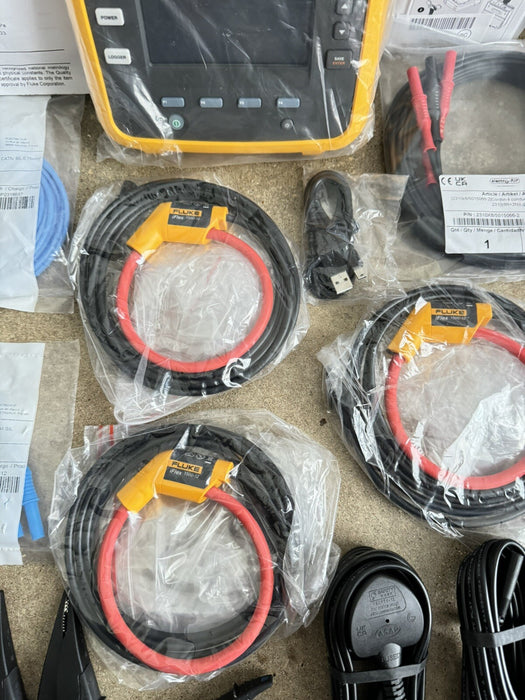 Fluke 1732 Three-Phase Energy Logger W / Iflex 1500-12 (CALIBRATED 2023-2024)
