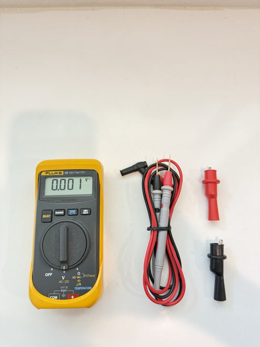 FLUKE 16 MULTIMETER W/ LEADS - SHIPS FAST (TESTED)