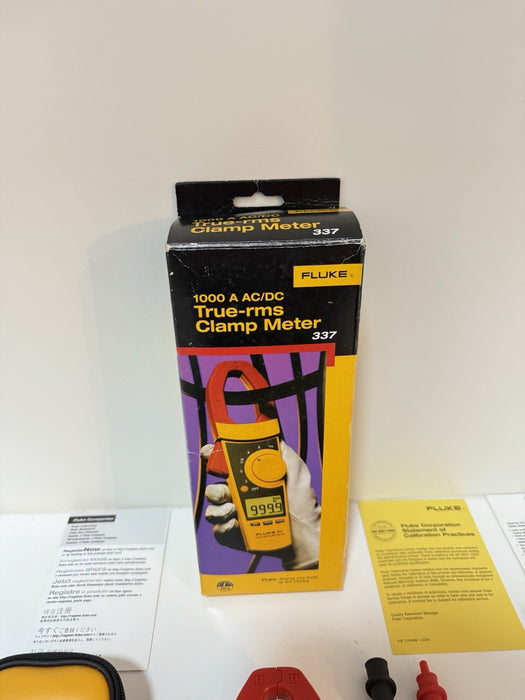 FLUKE 337 TRUE RMS CLAMP METER (NEW FACTORY SEALED) SHIPS FAST (RARE)