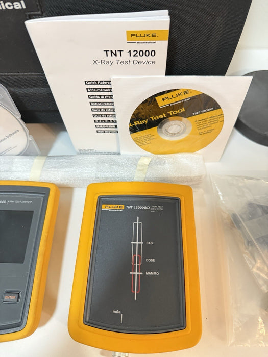 FLUKE BIOMEDICAL TNT 12000D X-RAY W/ DOSEMATE 12000WD KIT (TESTED) FREE SHIPPING
