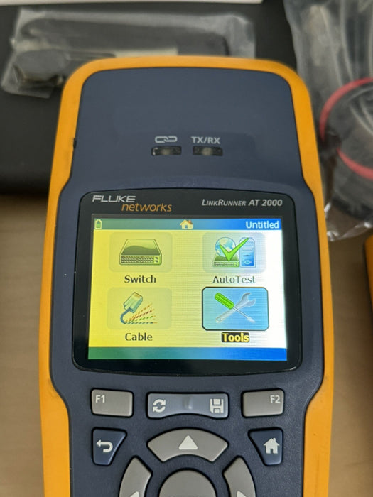 FLUKE NETWORKS LRAT-2000 LINKRUNNER AT-2000 TESTER KIT ( READ) SCREEN IS DIM