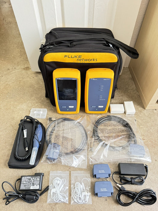 FLUKE DSX2-5000 CABLE ANALYZER KIT (CALIBRATED 2024) FREE SHIPPING / SHIPS FAST