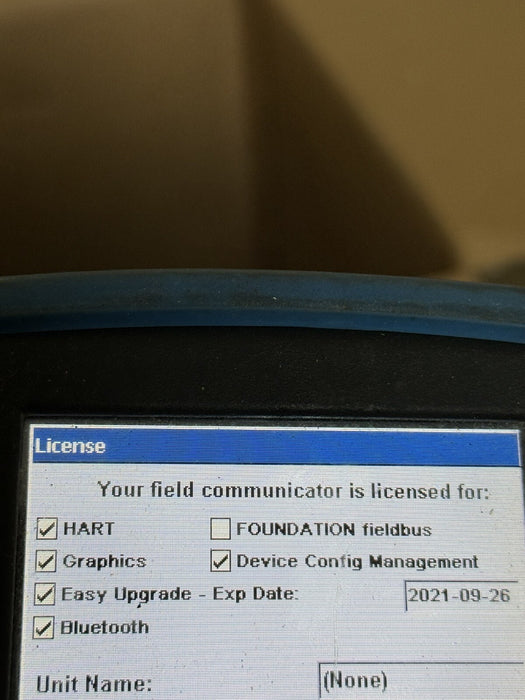 EMERSON 475 FIELD COMMUNICATOR 3.9 HART W/BAG & CHARGER (FREE SHIPPING)