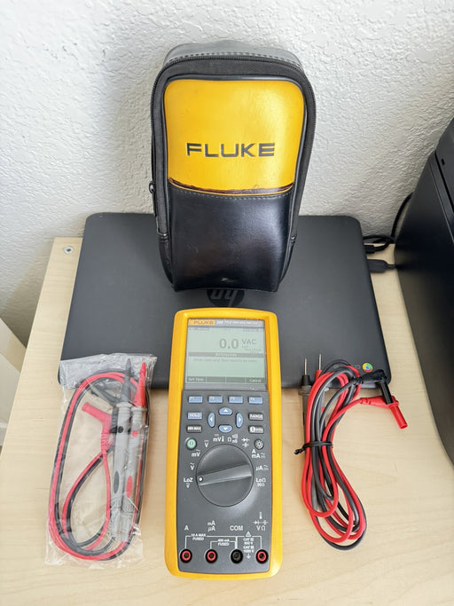 FLUKE 289 TRUE RMS MULTIMETER W/ LEAD SET & BAG-FREE SHIPPING (TESTED)