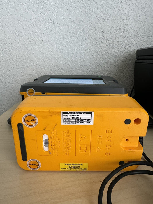 FLUKE VT650 GAS FLOW ANALYZER (CALIBRATED 2024) W/ FLUKE VAPOR & CHARGER & BAG
