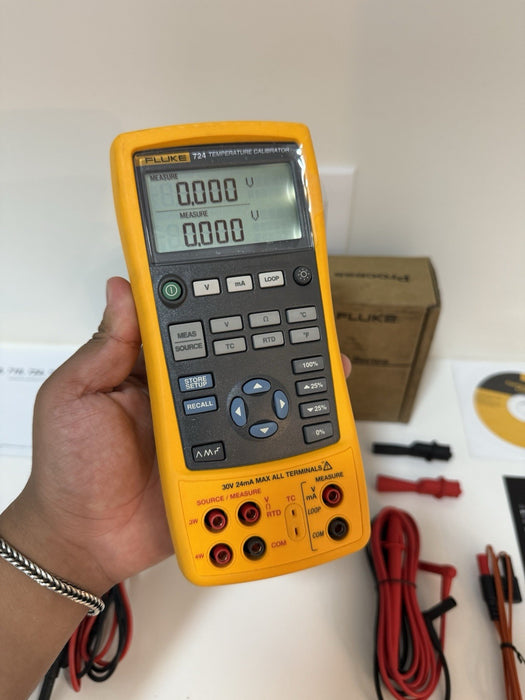 FLUKE 724 TEMPERATURE CALIBRATOR METER / NEW SEALED - FREE SHIPPING (TESTED) NEW