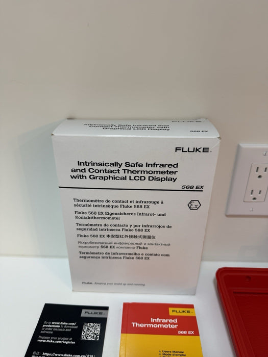 FLUKE 568EX IR THERMOMETER (NEW FACTORY SEALED) FREE SHIPPING