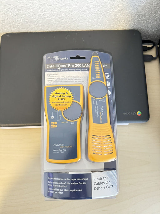 Fluke Networks IntelliTone Pro 200 LAN Toner And Probe Kit MT-8200-60-KIT