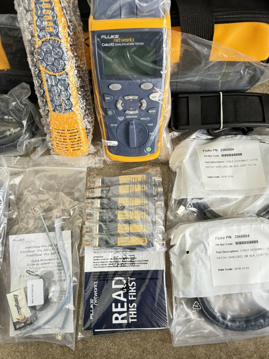 Fluke Networks CIQ-KIT CableIQ Network Cable Tester Kit-NEW /SHIPS NEXT DAY
