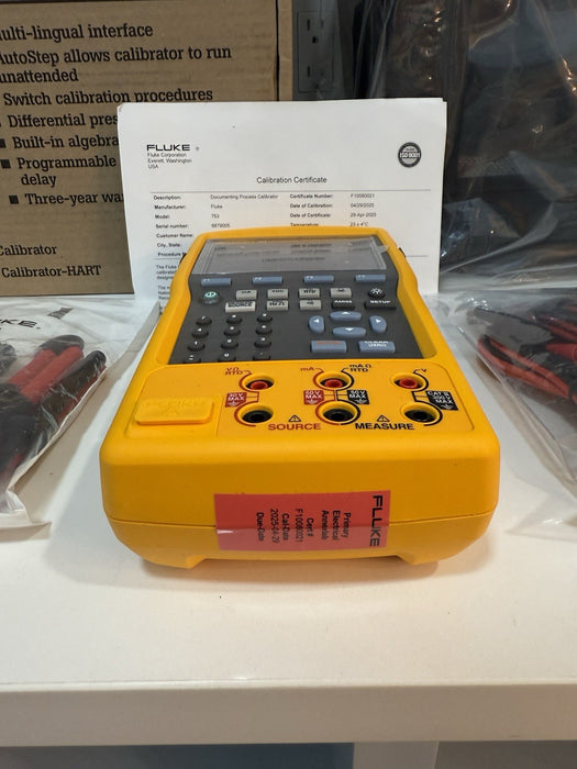 FLUKE 753 DOCUMENTING PROCESS CALIBRATOR (NEW FACTORY SEALED) CALIBRATED 2025