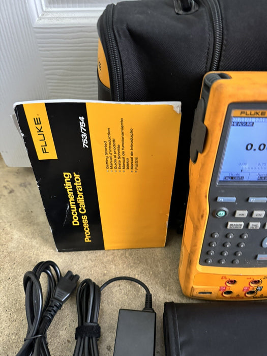 Fluke 754 Documenting Process Calibrator W / NEW TLK-2225 LEADS & FREE SHIPPING