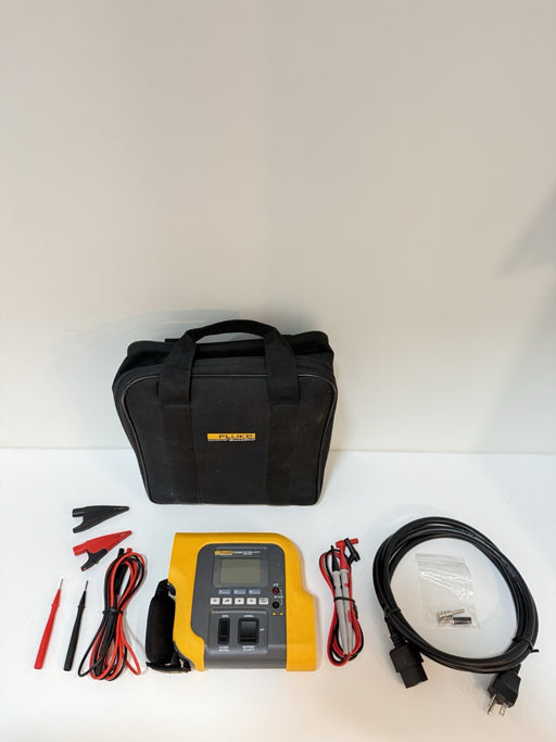 FLUKE BIO MEDICAL ESA609 ELECTRICAL SAFETY ANALYZER PORTABLE METER & ACCESSORIES
