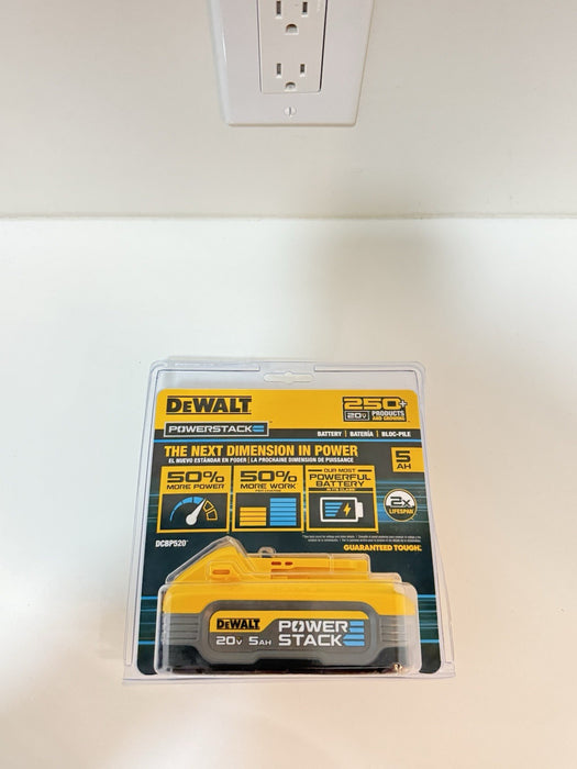 DEWALT DCBP520 20V MAX XR 5.0AH POWERSTACK COMPACT BATTERY (NEW FACTORY SEALED)