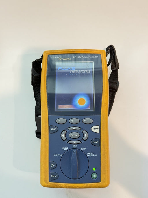 FLUKE NETWORKS DTX-1800 MAINFRAME (PARTS ONLY) TURNS ON NO BATTERY