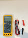 FLUKE 189 TRUE RMS MULTIMETER W/ LEADS & CLIPS - FREE SHIPPING