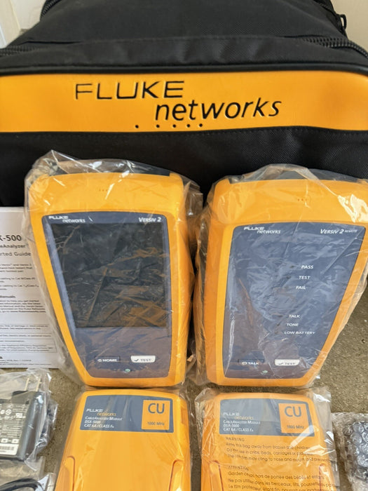 FLUKE NETWORKS DSX2-5000 (CALIBRATED 2024) MFD 2024 - NEW SEALED / SHIPS FREE