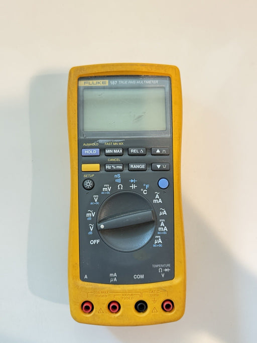 FLUKE 187 TRUE RMS MULTIMETER (PARTS ONLY) FOR PARTS - SHIPS FAST