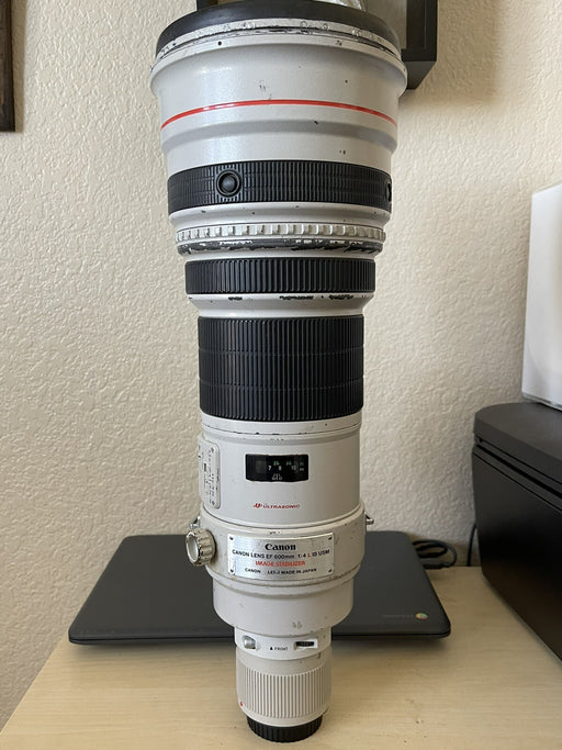 Canon EF 600mm 1:4 L Series IS USM Ultrasonic Lens ( Ships Next Day )