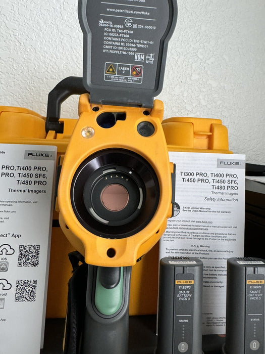 FLUKE Ti450 PRO 60HZ THERMAL IMAGER W / 2 BATTERIES / SHIPS FAST / FREE SHIPPING
