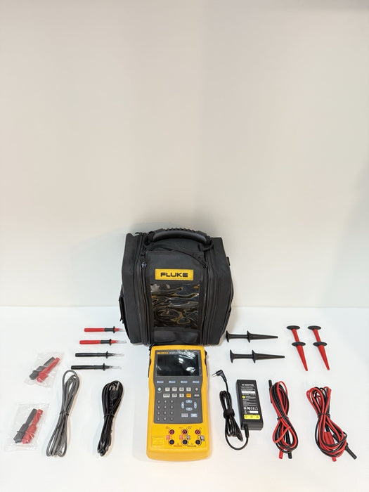 FLUKE 754 DOCUMENTING PROCESS CALIBRATOR W/ ACCESSORIES (TESTED) FREE SHIPPING