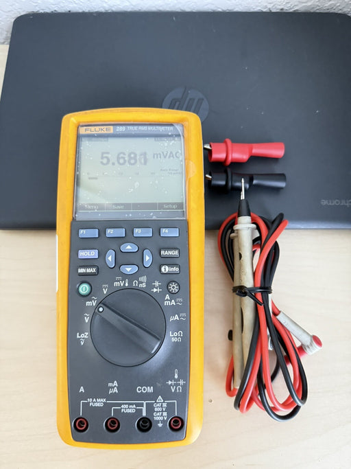 FLUKE 289 TRUE-RMS LOGGING MULTIMETER W/ LEADS (CALIBRATED 2025) SHIPS FREE