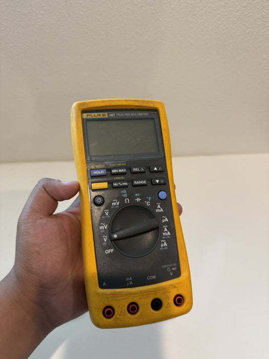 FLUKE 187 TRUE RMS MULTIMETER (PARTS ONLY) FOR PARTS - SHIPS FAST
