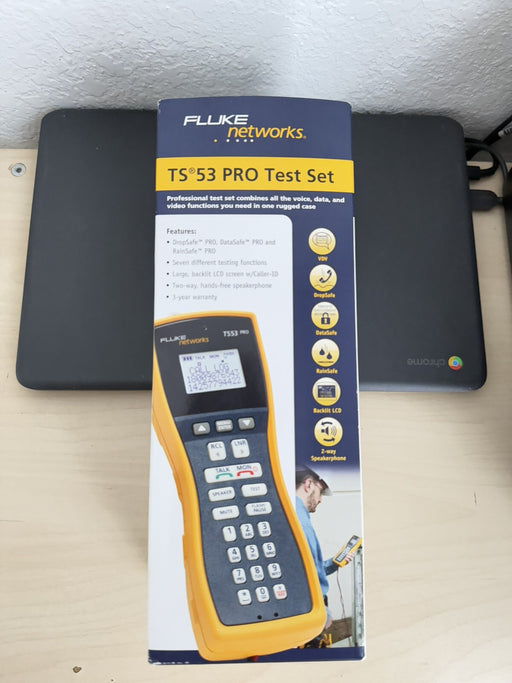 FLUKE NETWORKS TS 53 PRO TEST SET (NEW FACTORY SEALED) SHIPS FAST