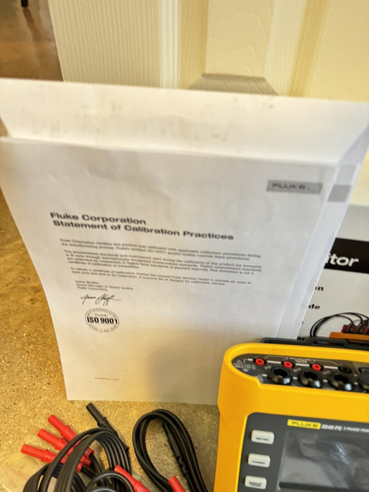 Fluke 3540 FC KIT 3-Phase Power/Monitoring Kit Fluke Connect (SHIPS NEXT DAY)