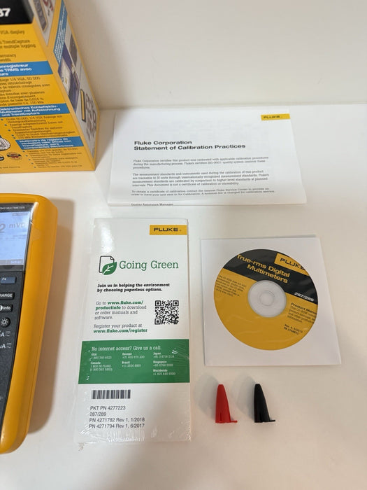 FLUKE 287 TRUE RMS ELECTRONIC LOGGING DIGITAL MULTIMETER (NEW FACTORY SEALED)